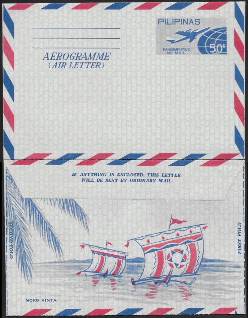1964 Aerogramme, unused